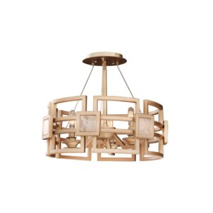Metropolis 3 Light Semi Flush