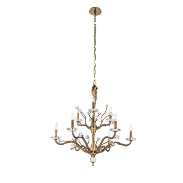 Venus 9 Light 2 Tier Chandelie