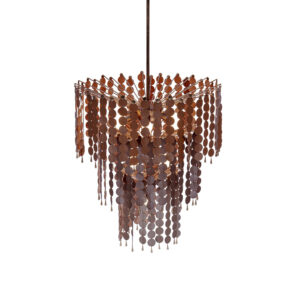 PELT LEATHER 3TIER PENDANT