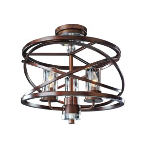 Eternity 3 Light Semi Flush Mo